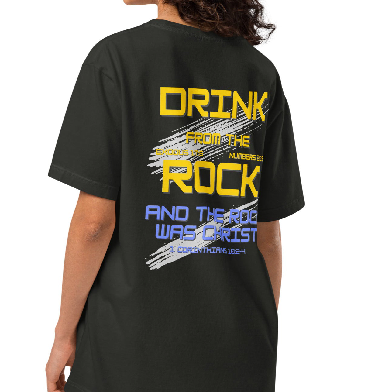 Drink from the Rock — Vintage-Wash Oversized