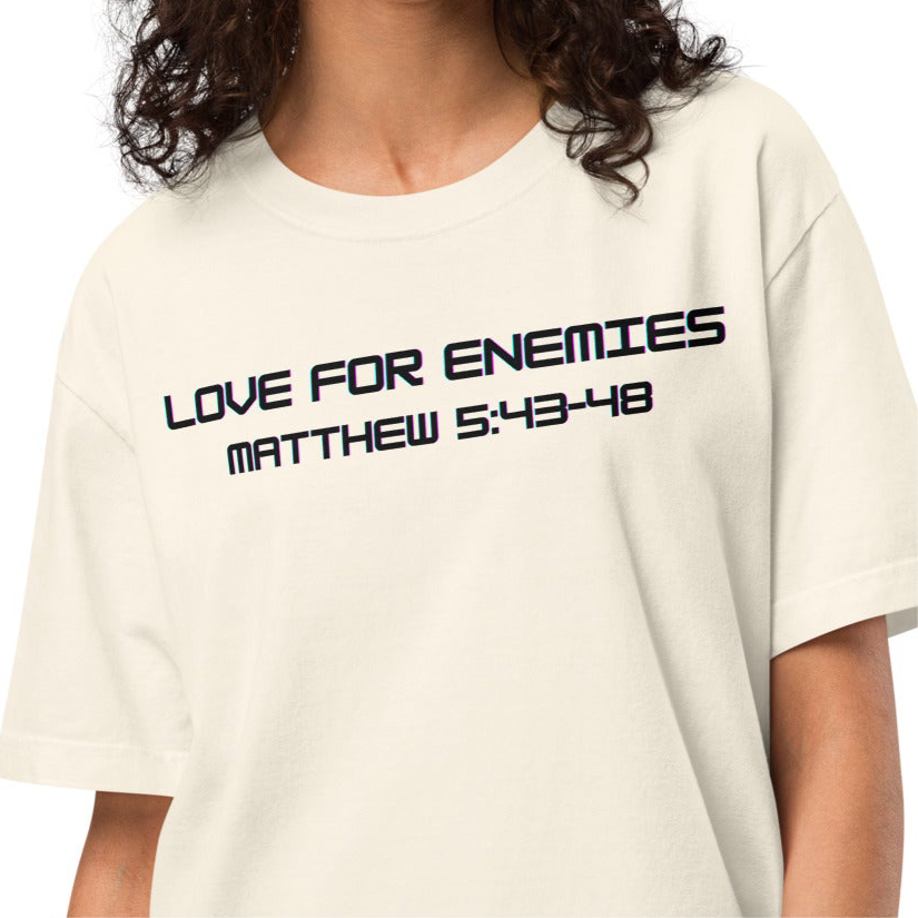 Love for Enemies — Vintage-Washed Oversized
