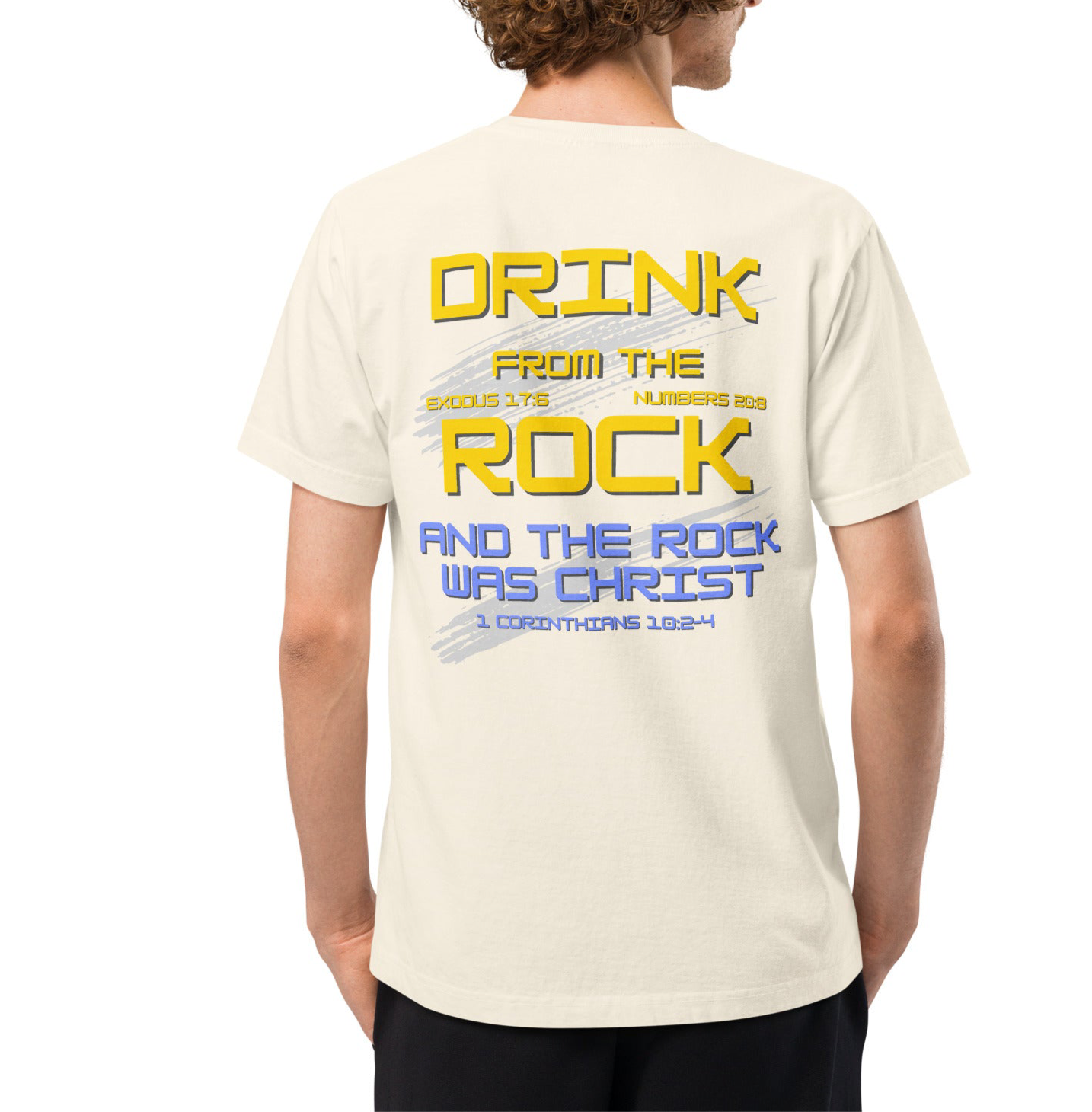 Drink from the Rock — Vintage-Wash Oversized