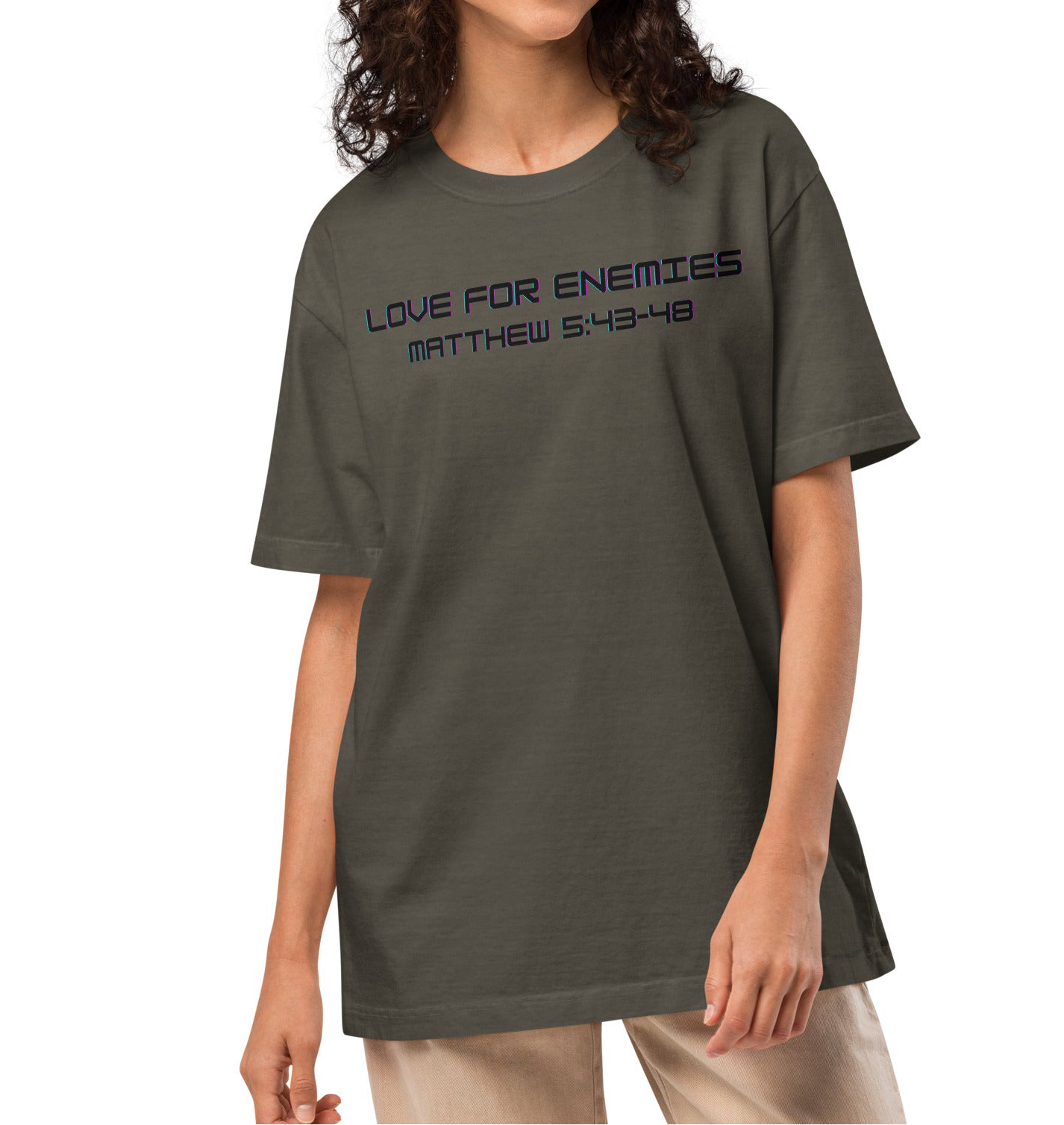 Love for Enemies — Vintage-Washed Oversized