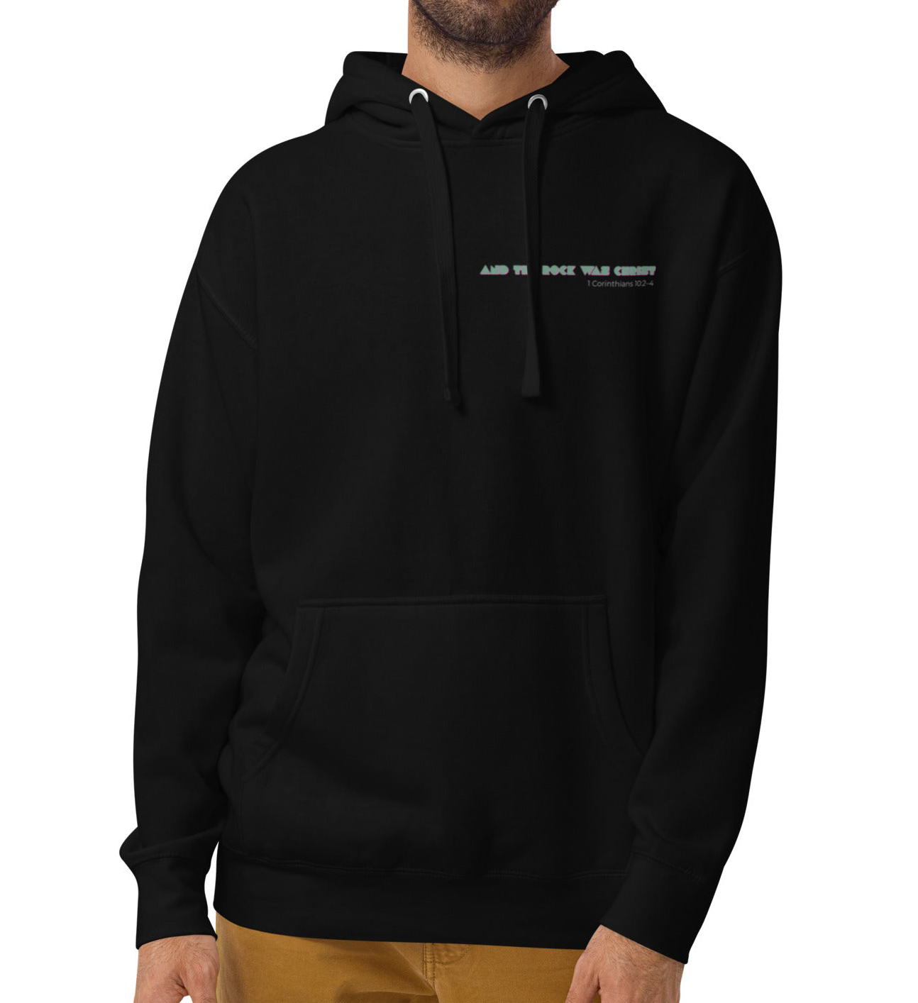 Drink from the Rock Snug Hoodie - Neon Echo