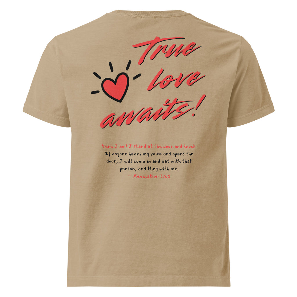 True Love Awaits T-shirt Revelation 3:20