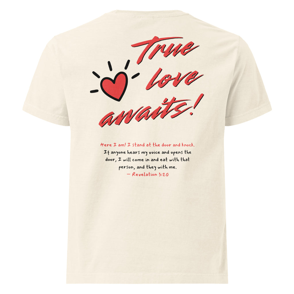 True Love Awaits T-shirt Revelation 3:20 