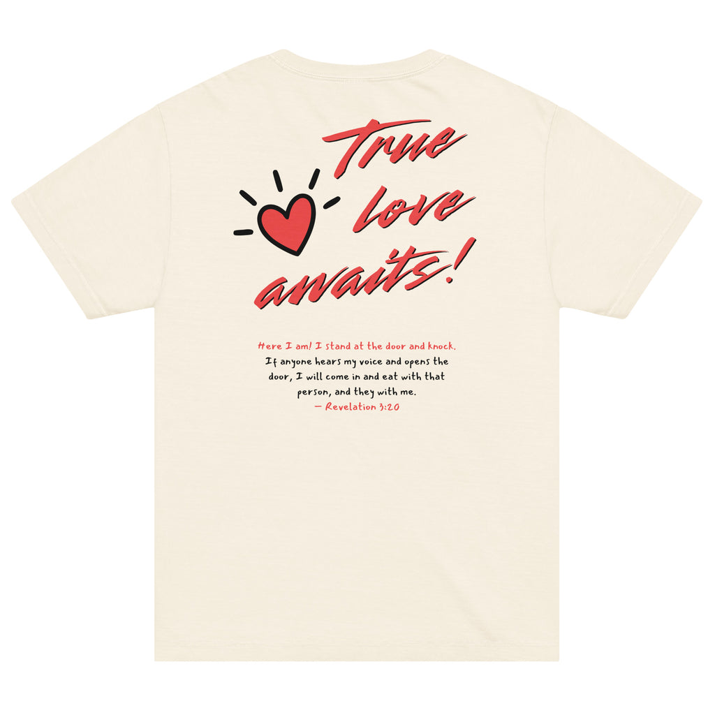 True Love Awaits T-shirt Revelation 3:20