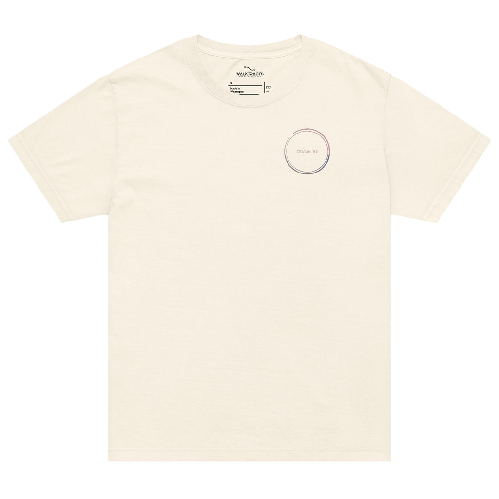 No One is Beyond the Reach of God's Grace Isaiah 55 Unisex T-shirt  Vintage White Front
