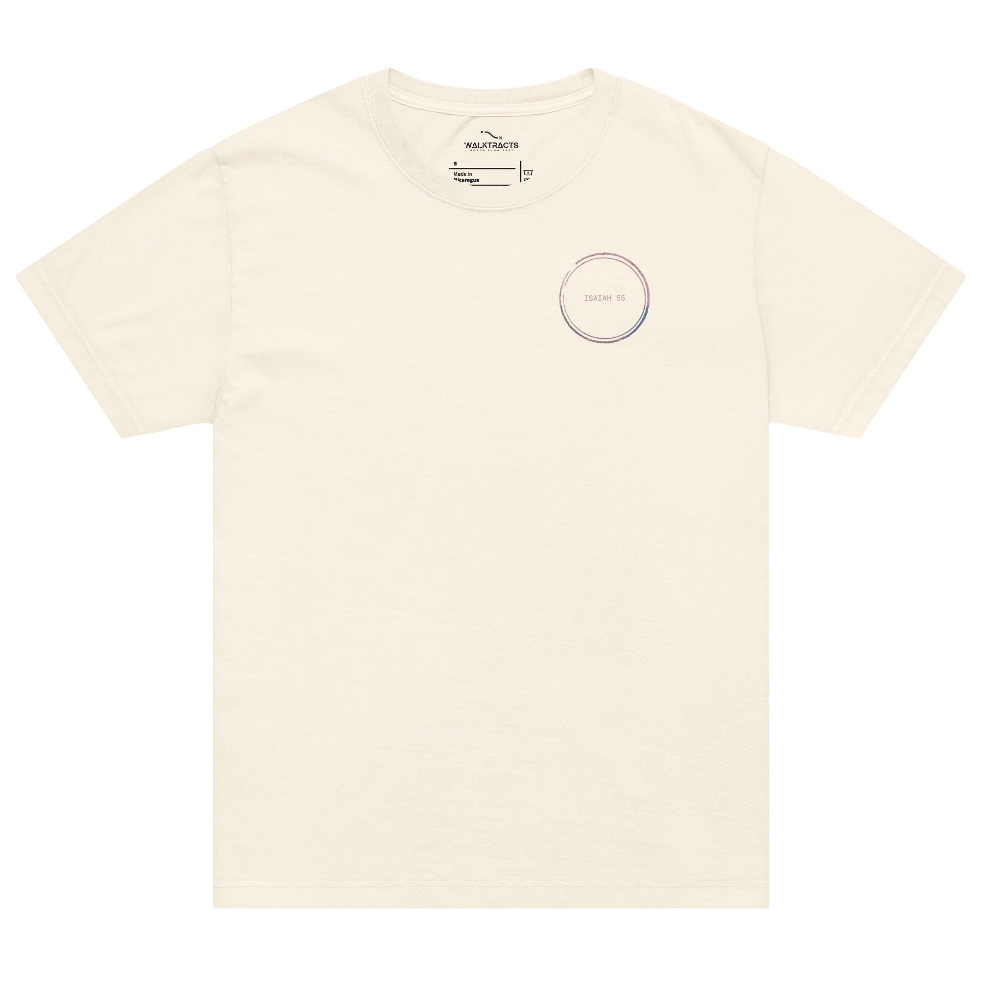 No One is Beyond the Reach of God's Grace Isaiah 55 Unisex T-shirt  Vintage White Front