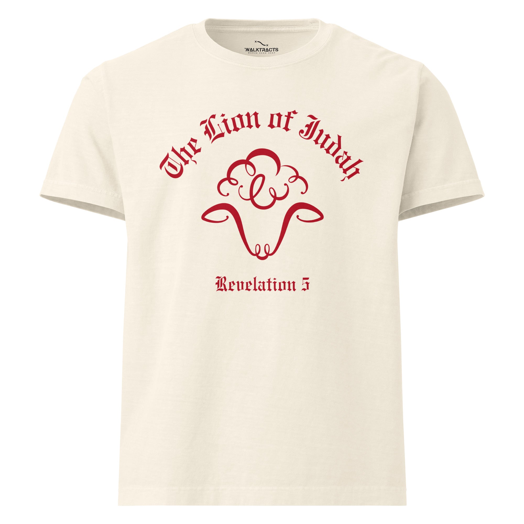 Lion of Judah Revelation 5 T-shirt White