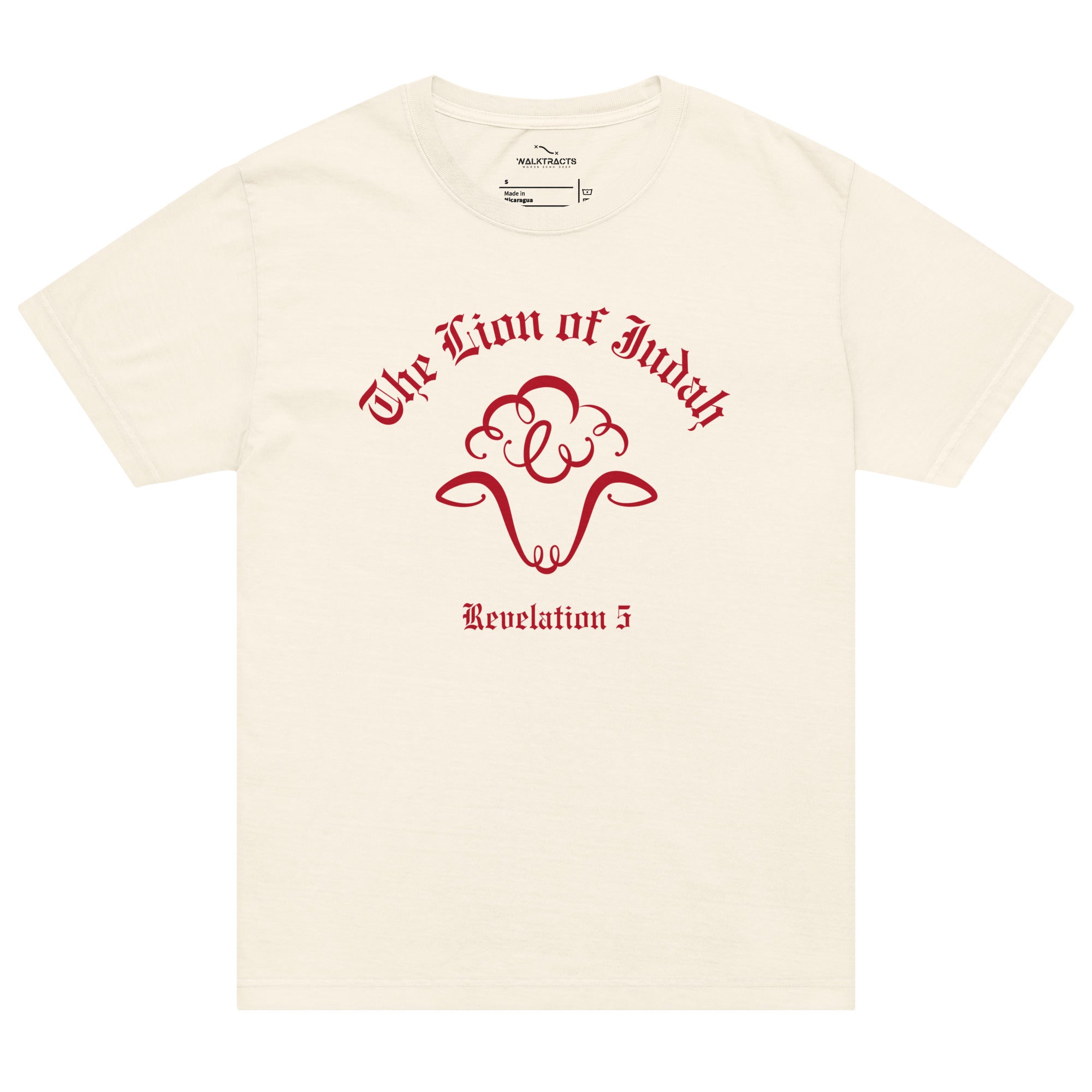 Lion of Judah Revelation 5 T-shirt White