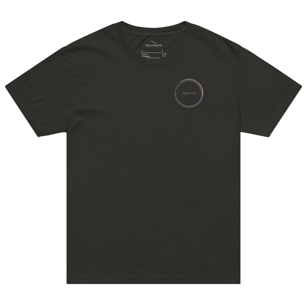 No One is Beyond the Reach of God's Grace Isaiah 55 Unisex T-shirt Black Front