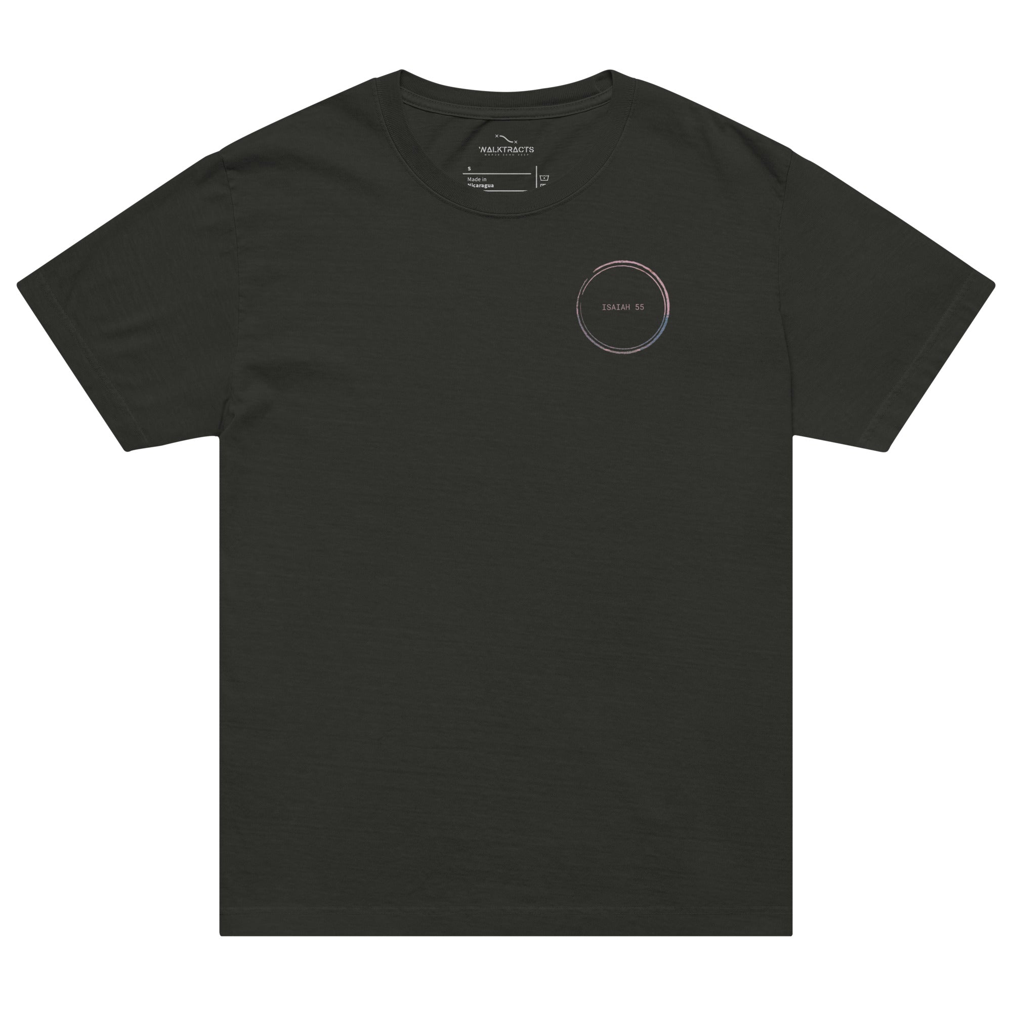 No One is Beyond the Reach of God's Grace Isaiah 55 Unisex T-shirt Black Front