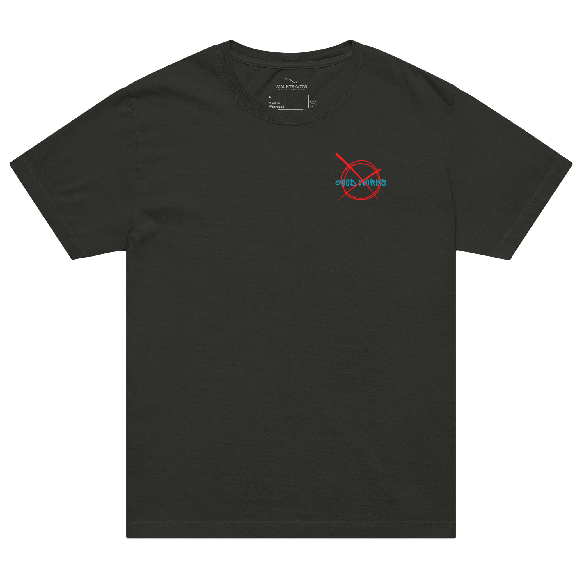 Ephesians 2 t-shirt By Grace Through Faith Unisex Black Front