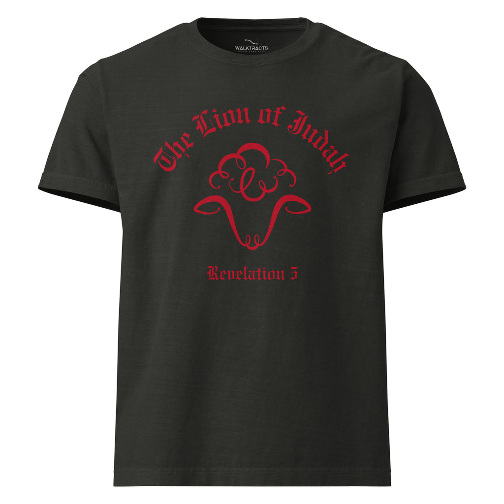 Lion of Judah Revelation 5 T-shirt Black