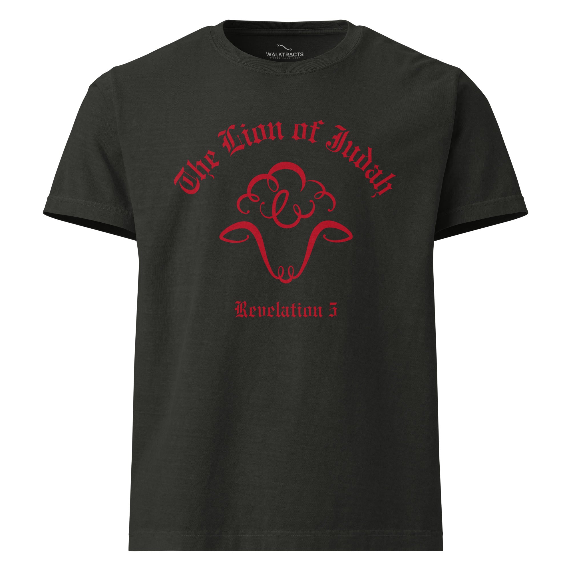 Lion of Judah Revelation 5 T-shirt Black