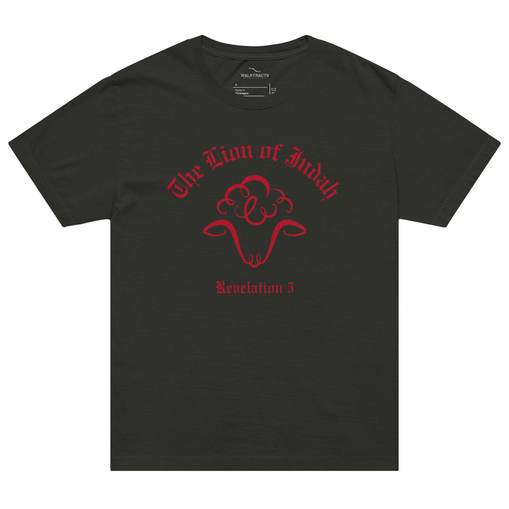 Lion of Judah Revelation 5 T-shirt Black
