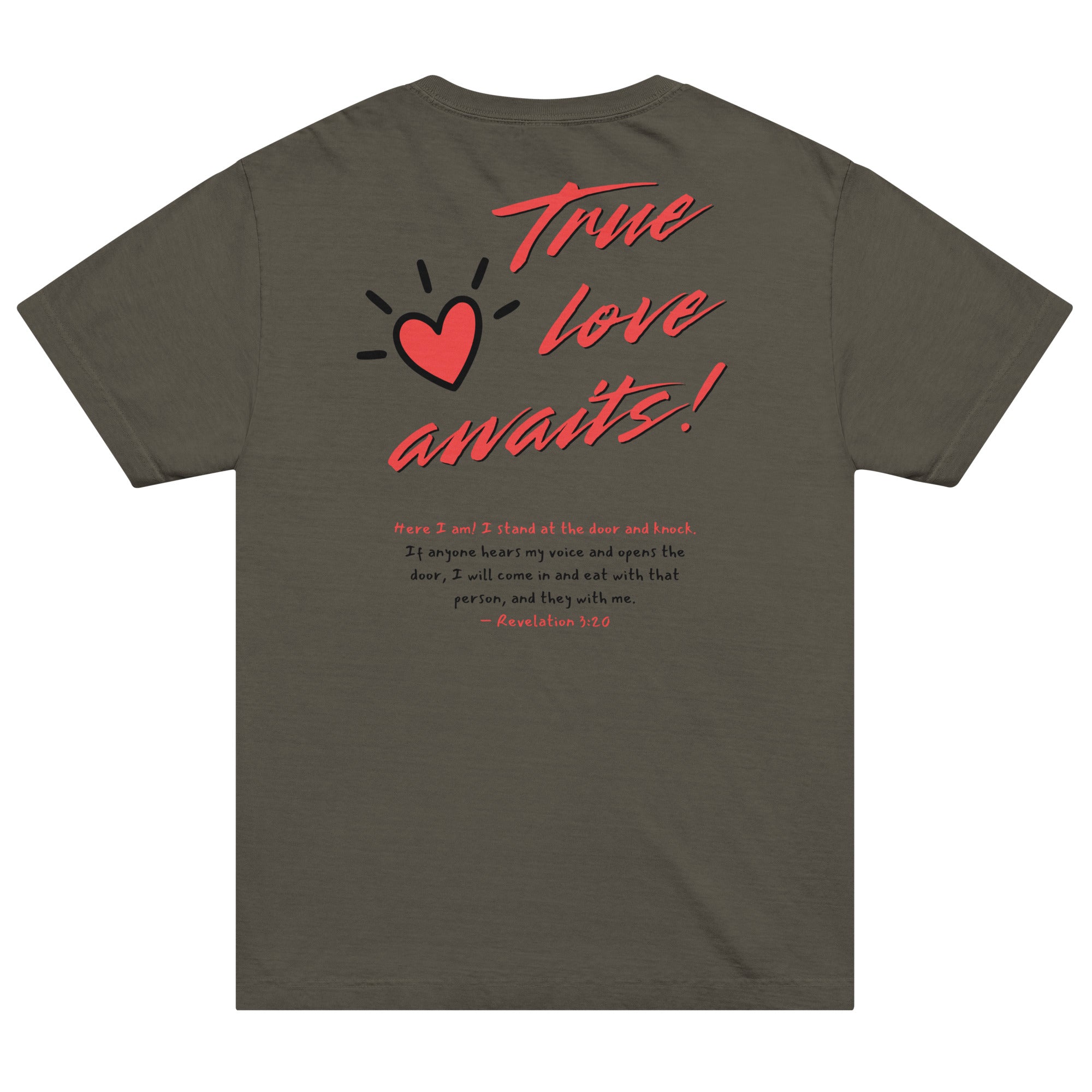 True Love Awaits T-shirt Revelation 3:20