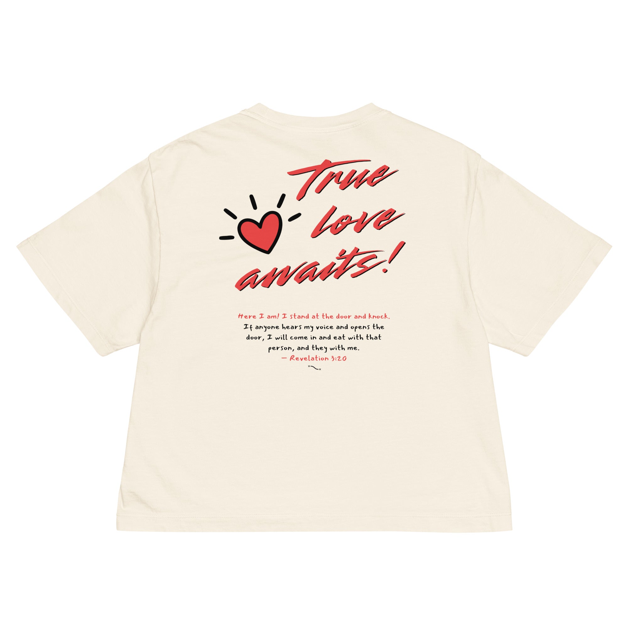 True Love Awaits T-shirt Revelation 3:20
