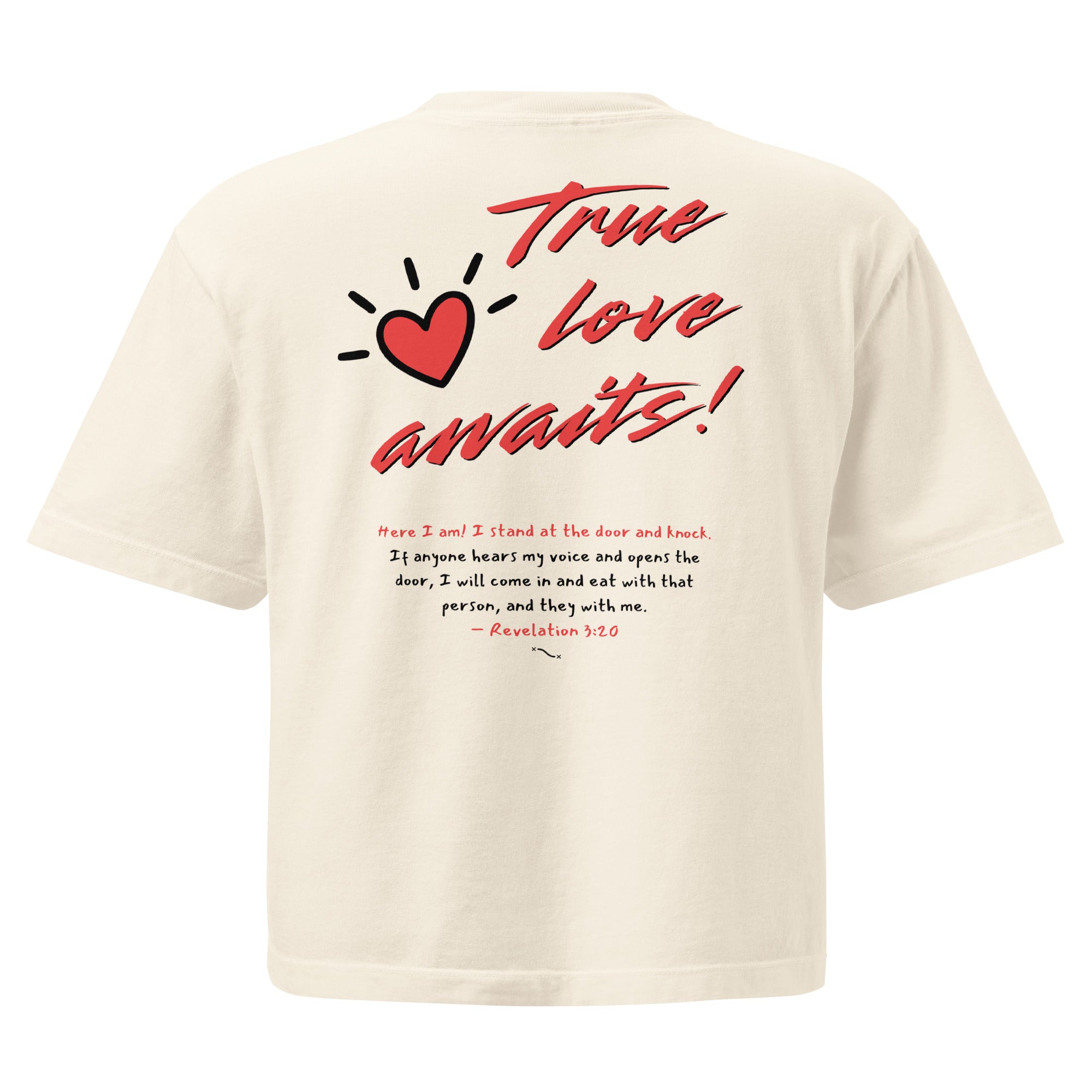 True Love Awaits T-shirt Revelation 3:20