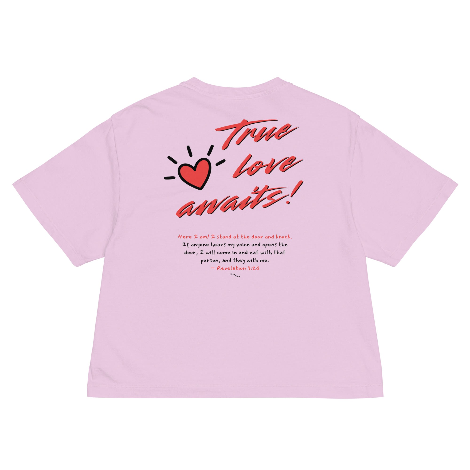 True Love Awaits T-shirt Revelation 3:20