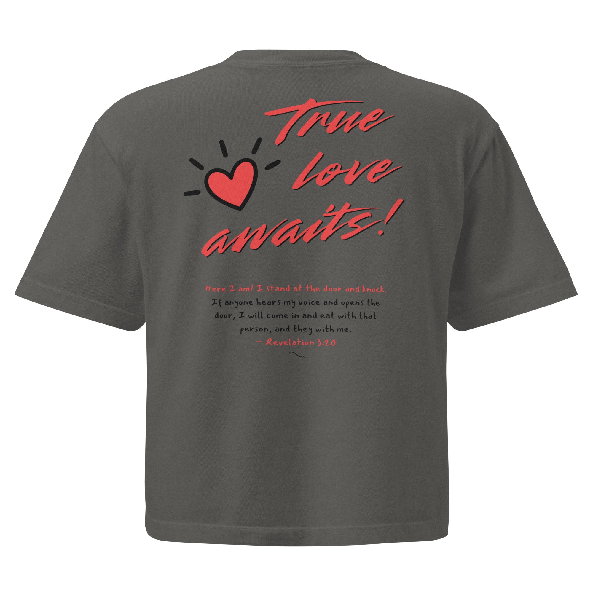 True Love Awaits T-shirt Revelation 3:20