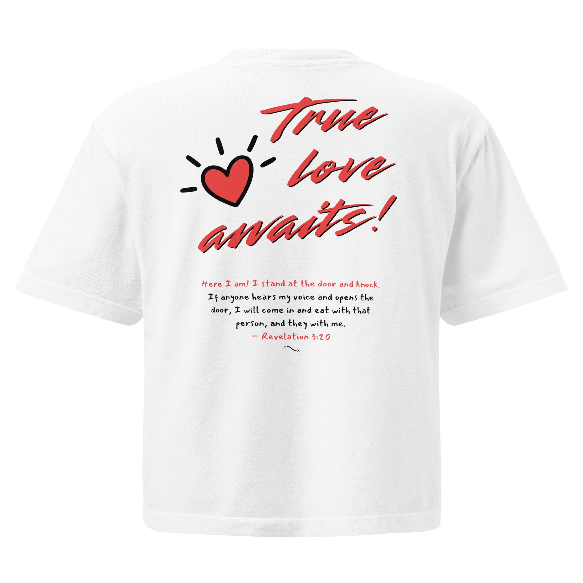 True Love Awaits T-shirt Revelation 3:20