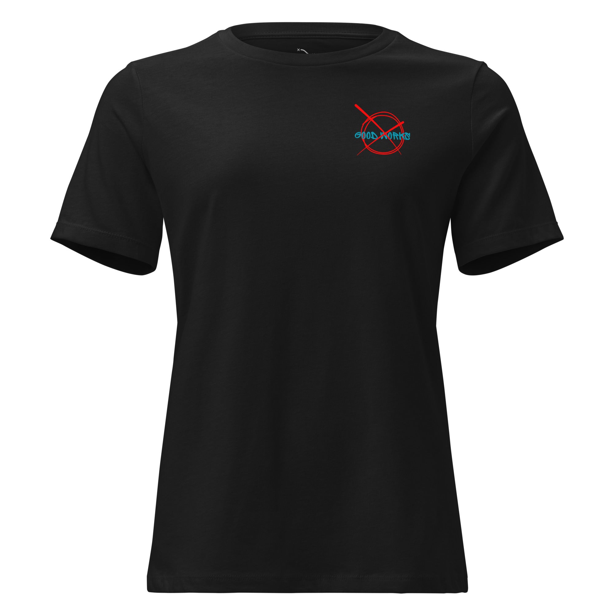 Ephesians 2 By Grace Through Faith women's t-shirt relaxed fit Black Front