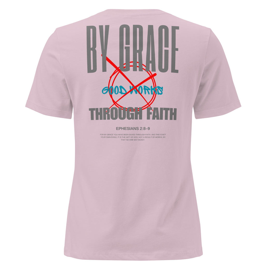 Ephesians 2 By Grace Through Faith women's t-shirt relaxed fit Light Violet