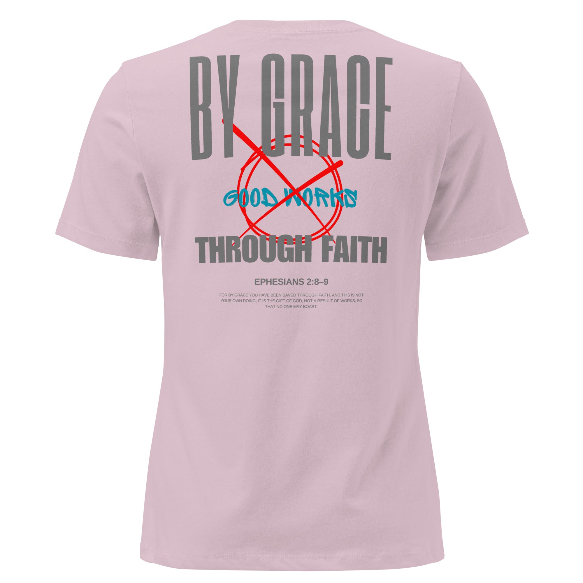 Ephesians 2 By Grace Through Faith women's t-shirt relaxed fit Light Violet