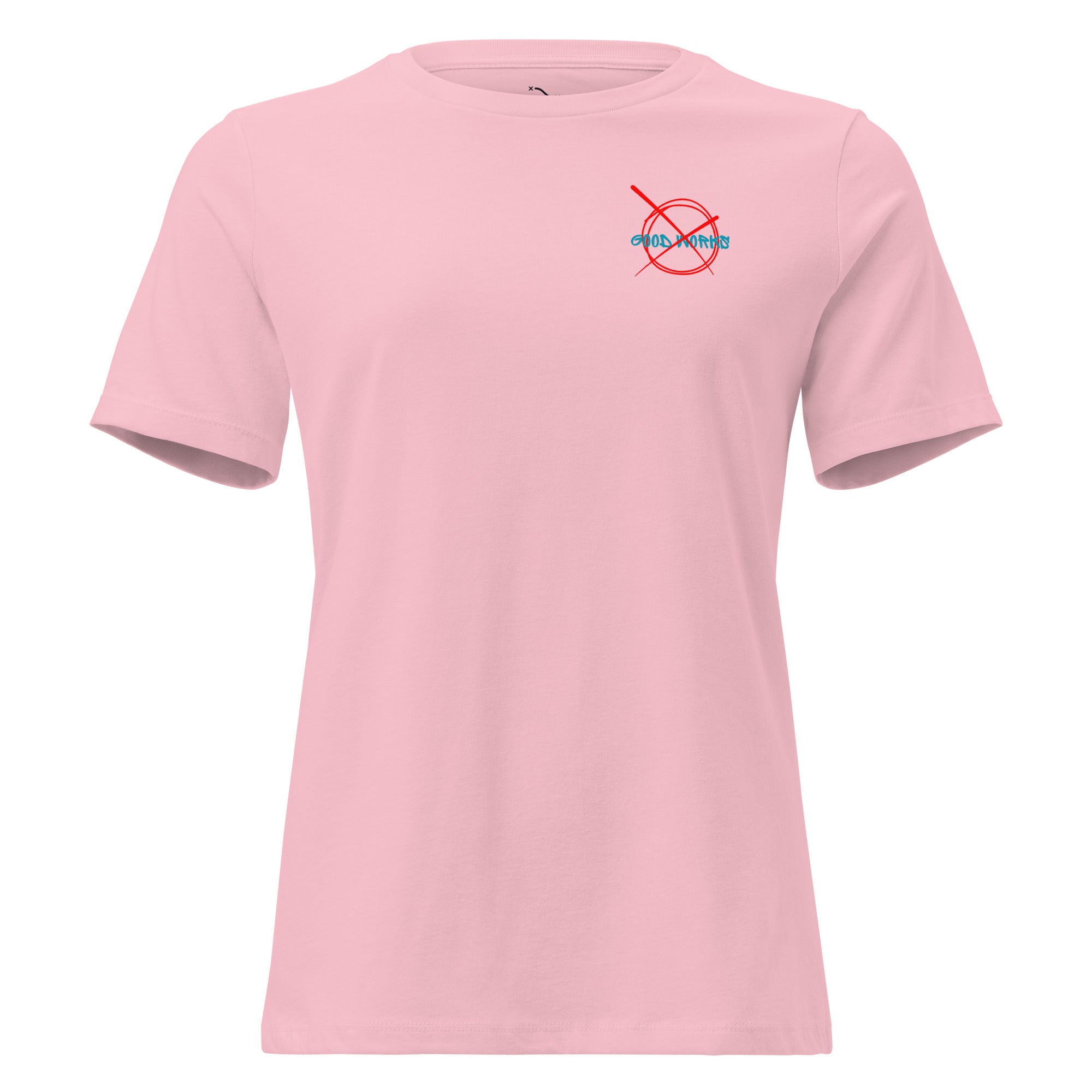 Ephesians 2 By Grace Through Faith women's t-shirt relaxed fit Pink Front